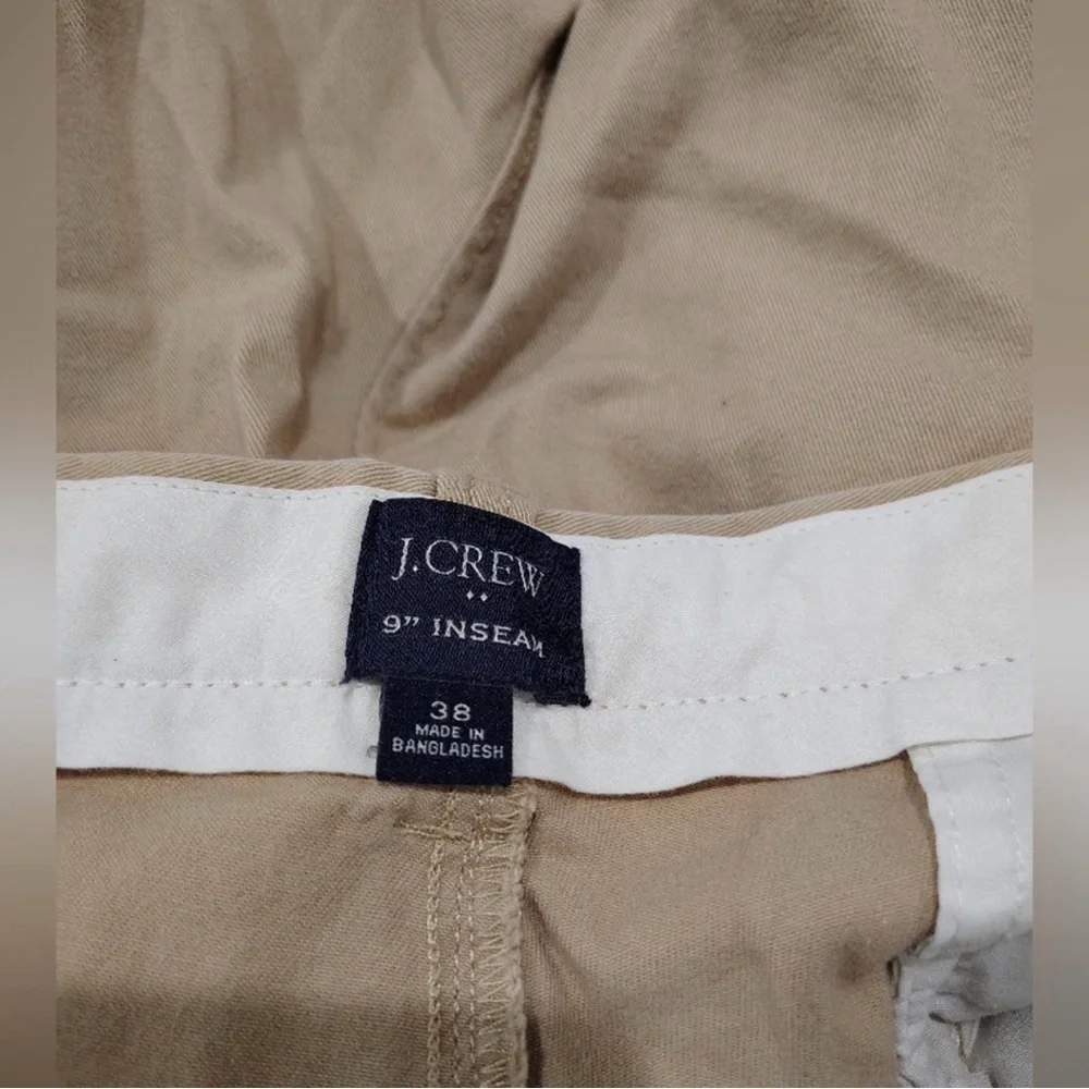 J. Crew Men's Khaki Flat Front Shorts
